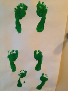 footprints (photo by Wendy Kennar)