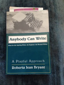 Anybody can write (photo by Wendy Kennar)